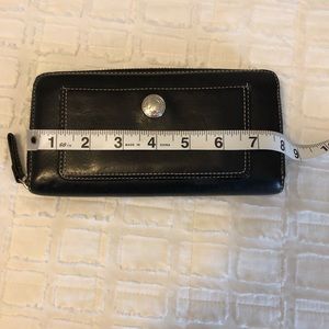Coach zippered wallet
